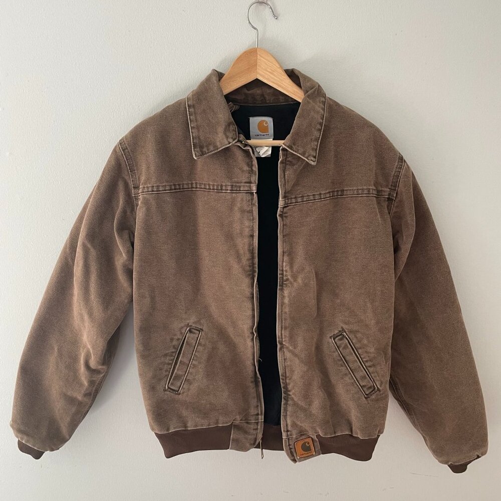 Vintage Men's Brown Carhartt Coat/Jacket - PLEASE CHECK MEASUREMENTS